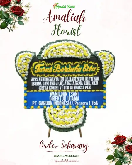 Papan Bunga Duka gatsu barat